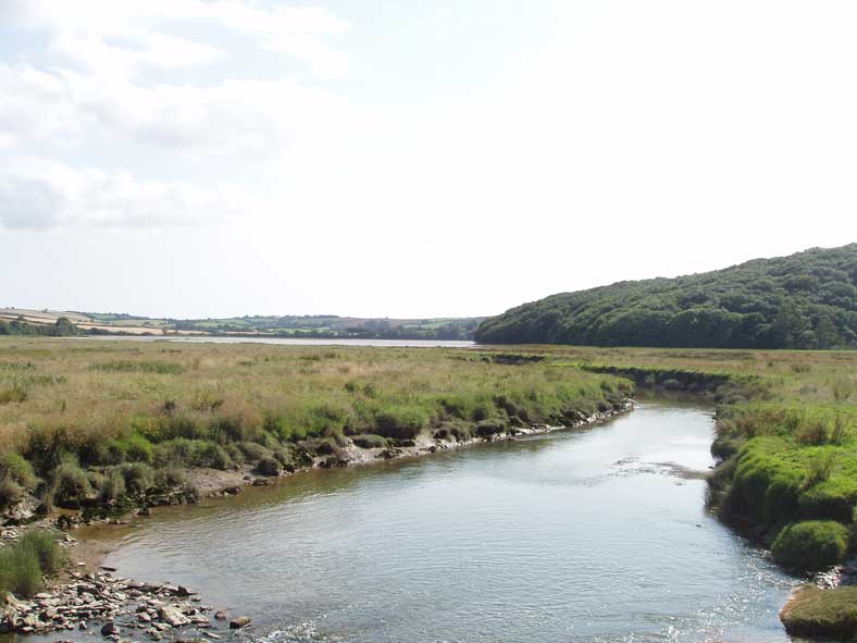 Roseland Penninsula: Hügel, Flüsse, Täler